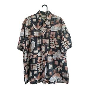 Cooke Street Hawaiian Shirt Mens XL Tiki Aloha Made in Hawaii USA